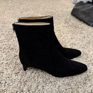 ✨Madewell The Dimes Kitten-Heel Boot Suede✨